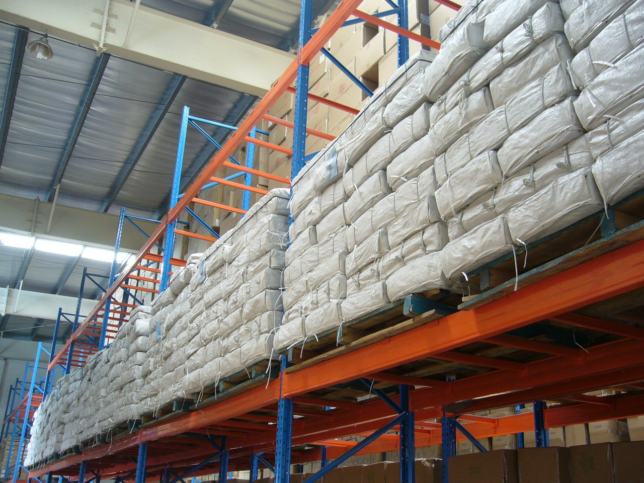 Palletized cartons